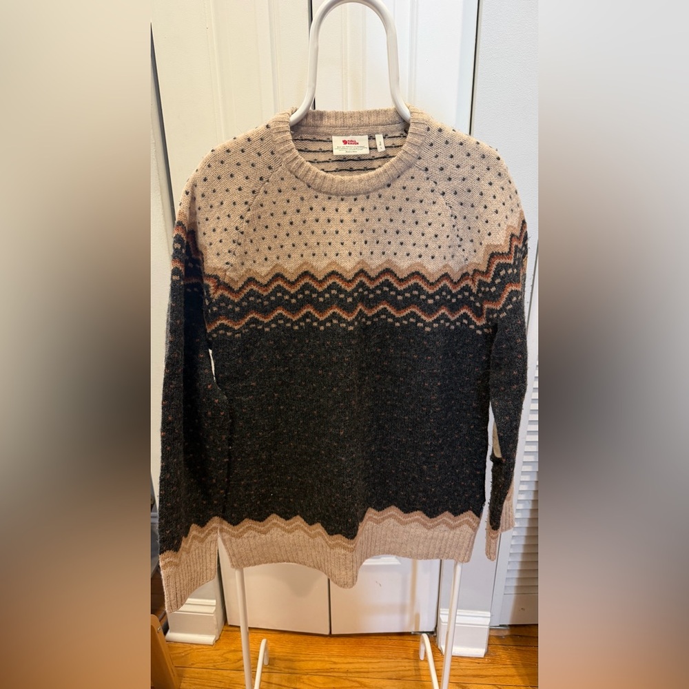 Fjallraven Men’s Ovik Knit Wool Sweater Size L